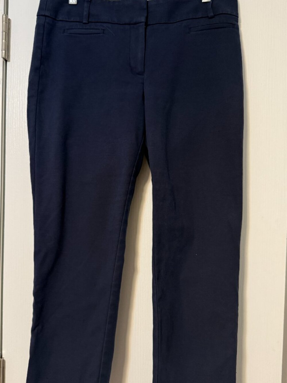 Ann Taylor LOFT Julie Navy Ankle Dress Pants Size 6